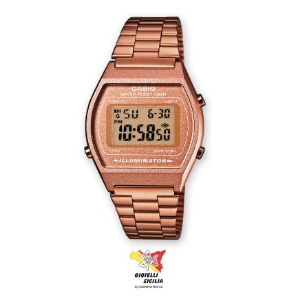Orologio CASIO Unisex Vintage Oro Rosa B640WC-5ADF