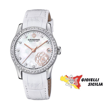 Candino Orologi - Orologio acciaio cinturino pelle Swiss Made