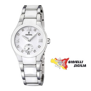 Festina Orologi - Orologio acciaio solo tempo ceramica