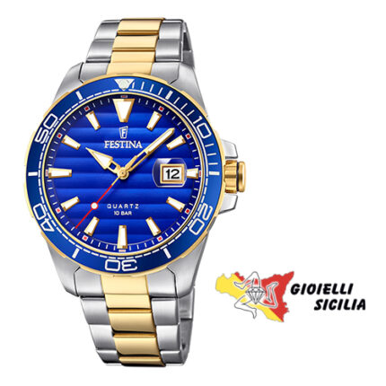 Festina Orologi - Orologio acciaio laminato oro solo tempo